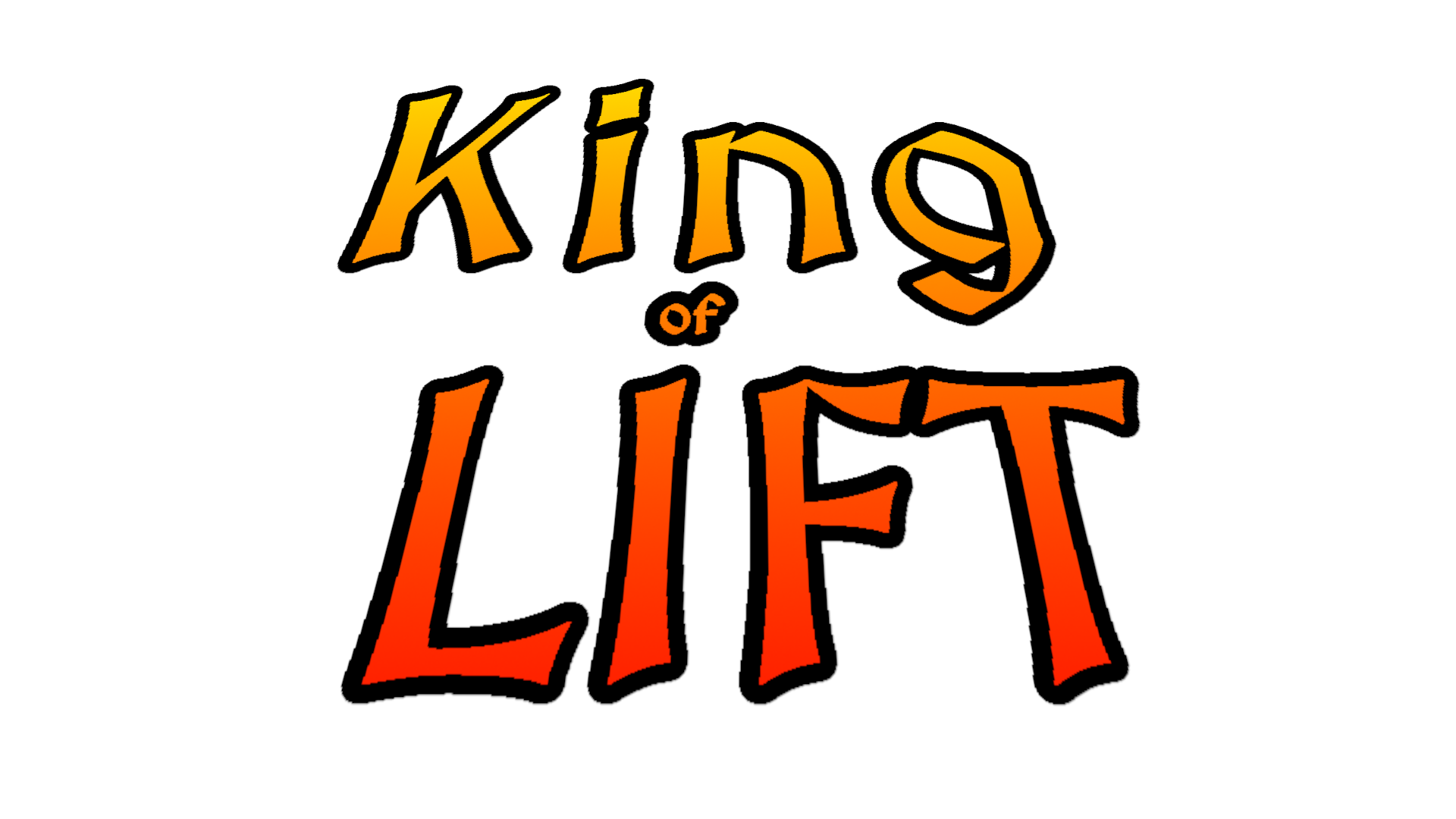 The title image for the game 'King of Lift'